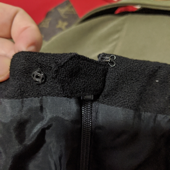 Vintage pants with velvet embroidery - Picture 3 of 6